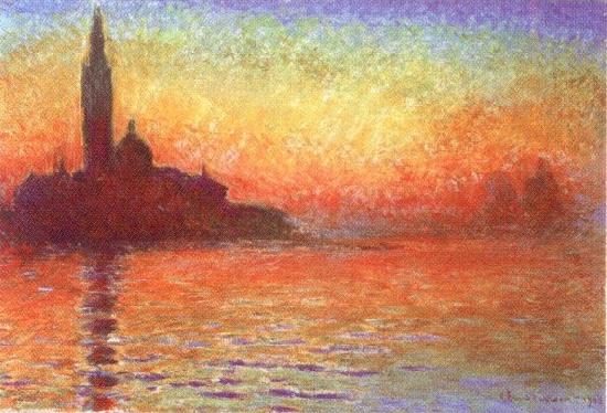 Claude Monet San Giorgio Maggiore at Dusk